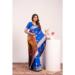 Picture of Stunning Silk Royal Blue Saree