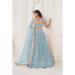 Picture of Admirable Net Light Slate Grey Lehenga Choli