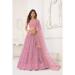 Picture of Taking Net Pale Violet Red Lehenga Choli