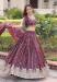 Picture of Shapely Chiffon Dark Grey Lehenga Choli