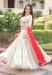 Picture of Lovely Chiffon Off White Lehenga Choli