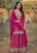 Picture of Splendid Georgette Thistle Straight Cut Salwar Kameez