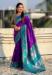 Picture of Classy Silk Dark Violet Saree