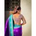 Picture of Classy Silk Dark Violet Saree
