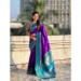 Picture of Classy Silk Dark Violet Saree