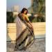 Picture of Stunning Silk Pale Golden Rod Saree