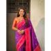 Picture of Gorgeous Silk Purple Saree