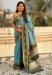Picture of Shapely Silk Medium Turquoise Saree