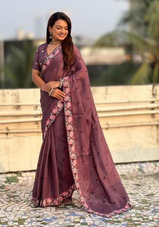 Picture of Pleasing Silk Sienna Saree