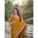 Picture of Amazing Silk Dark Orange Saree