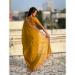 Picture of Amazing Silk Dark Orange Saree