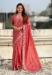 Picture of Charming Silk Indian Red Saree