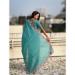 Picture of Gorgeous Silk Steel Blue Saree