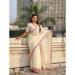 Picture of Ravishing Silk Ghost White Saree