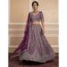 Picture of Good Looking Net Plum Lehenga Choli