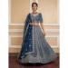 Picture of Gorgeous Net Slate Grey Lehenga Choli