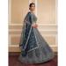 Picture of Gorgeous Net Slate Grey Lehenga Choli