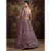 Picture of Statuesque Net Purple Lehenga Choli