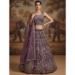 Picture of Statuesque Net Purple Lehenga Choli