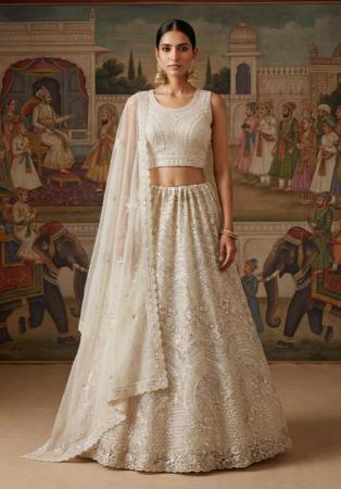 Picture of Classy Net Azure Lehenga Choli