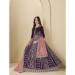 Picture of Radiant Chiffon Dim Gray Straight Cut Salwar Kameez