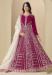 Picture of Sightly Chiffon Maroon Straight Cut Salwar Kameez