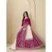Picture of Sightly Chiffon Maroon Straight Cut Salwar Kameez