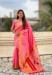 Picture of Pretty Silk Hot Pink Saree