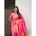 Picture of Pretty Silk Hot Pink Saree