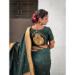 Picture of Magnificent Silk Dark Slate Grey Saree