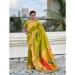 Picture of Alluring Silk Golden Rod Saree