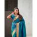 Picture of Grand Silk Medium Turquoise Saree