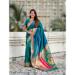 Picture of Grand Silk Medium Turquoise Saree