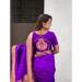 Picture of Enticing Silk Dark Violet Saree