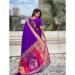 Picture of Enticing Silk Dark Violet Saree