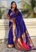 Picture of Pretty Silk Midnight Blue Saree