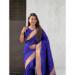 Picture of Pretty Silk Midnight Blue Saree