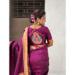 Picture of Bewitching Silk Brown Saree