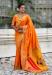 Picture of Fine Silk Orange Saree