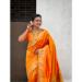 Picture of Fine Silk Orange Saree