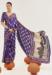 Picture of Radiant Cotton & Silk Purple Saree