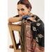 Picture of Stunning Cotton & Silk Black Saree