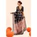 Picture of Stunning Cotton & Silk Black Saree