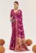 Picture of Good Looking Cotton & Silk Medium Violet Red Saree