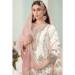 Picture of Georgette Off White Straight Cut Salwar Kameez