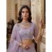 Picture of Shapely Net Light Slate Grey Lehenga Choli