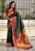 Picture of Beautiful Silk Dark Slate Grey Saree