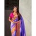 Picture of Marvelous Silk Dark Slate Blue Saree