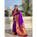 Picture of Radiant Silk Dark Violet Saree