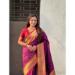 Picture of Charming Silk Saddle Brown Saree
